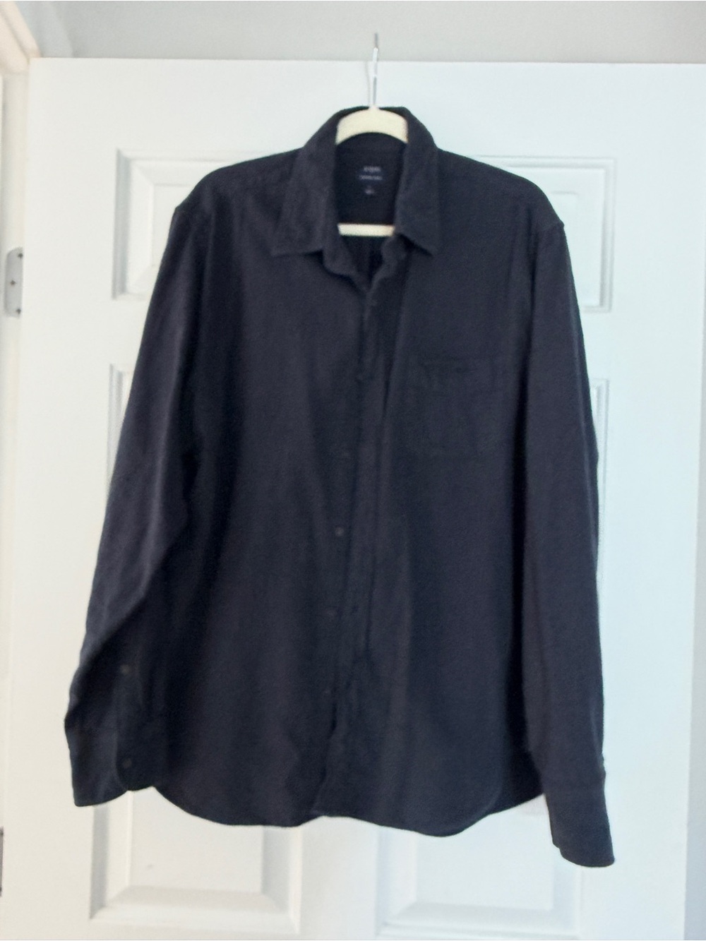 J. Crew Factory Men's Dark Navy Button-Up Shirt